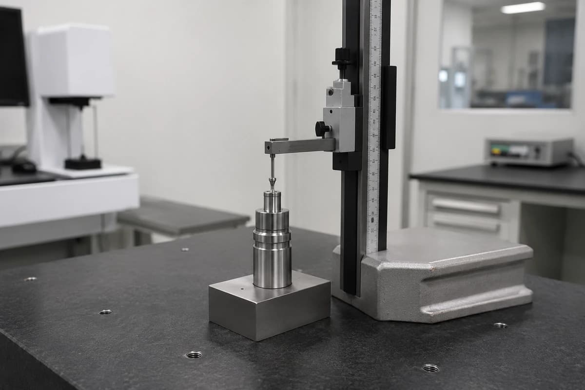 KingPo height gauge measurement for medical connector calibration tools