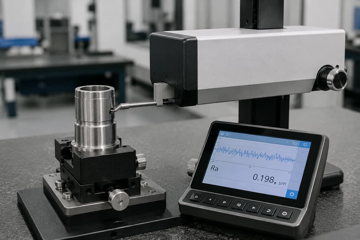 KingPo surface roughness testing for ISO 80369 Luer gauges and reference connectors