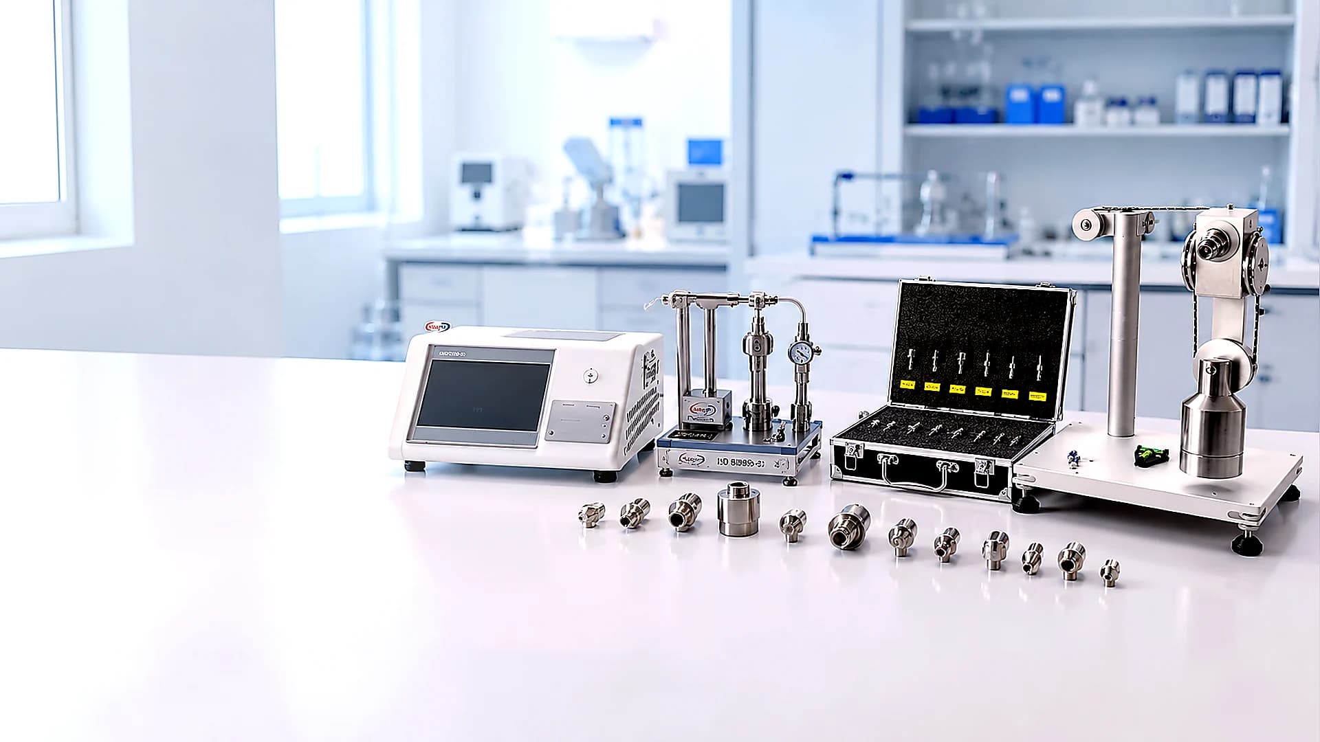 KingPo ISO 80369 connector testing equipment, fixtures, gauges and reference connectors